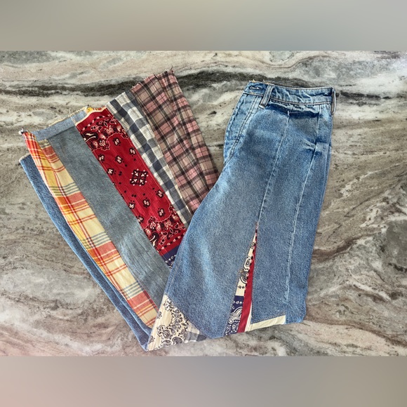 Free People Cortez Pieced Jeans - Picture 5 of 8